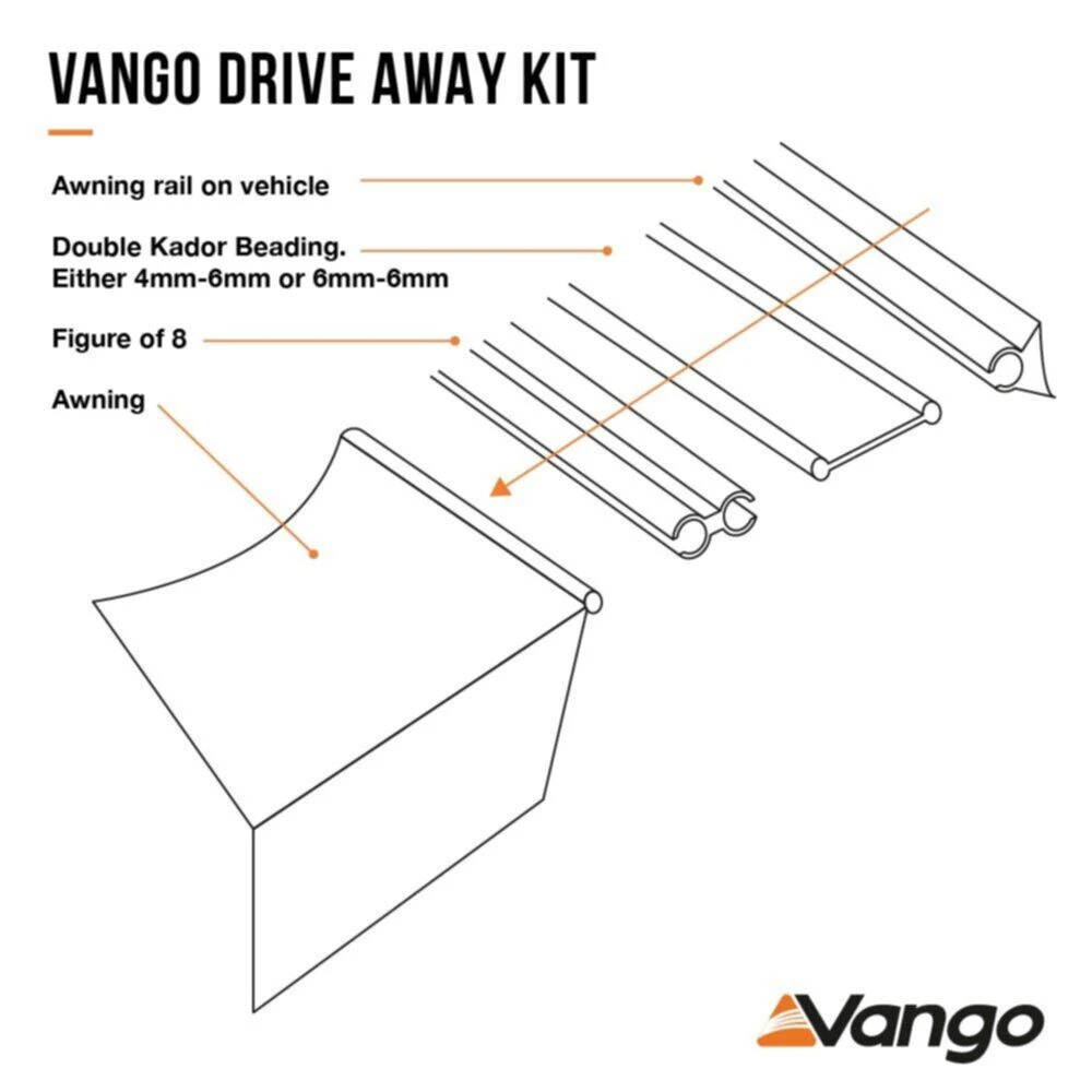 Vango Airbeam Vango Agora Air VW Awning (Shadow Grey) 2 Vango Airbeam Vango Agora Air VW Awning (Shadow Grey) - Image 2