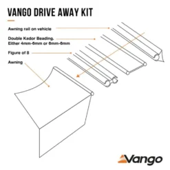 Vango Airbeam Vango Agora Air VW Awning (Moroccan Blue) -Adventure Gear Shop drive away kit explainer 7