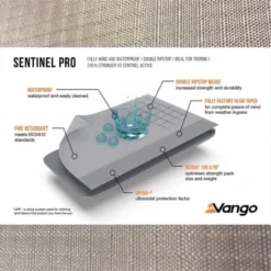 Vango Airbeam Vango Airhub Hexaway II Tall Awning (2022) -Adventure Gear Shop fabric diagrams sentinel pro caravan awning