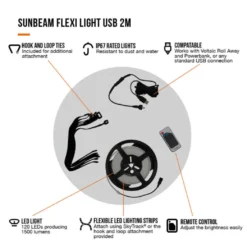 Vango Sunbeam Flexi Light 2m (USB) 8 Vango Sunbeam Flexi Light 2m (USB) -Adventure Gear Shop family essentials infographicscall outs5