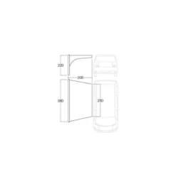 Vango AirBeam Sky Canopy 2.5m 6 Vango AirBeam Sky Canopy 2.5m -Adventure Gear Shop floorplan 25 2