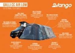 Vango Airbeam Vango Galli CC Air Low Awning (2023) 24 Vango Airbeam Vango Galli CC Air Low Awning (2023) -Adventure Gear Shop galli cc air low 1