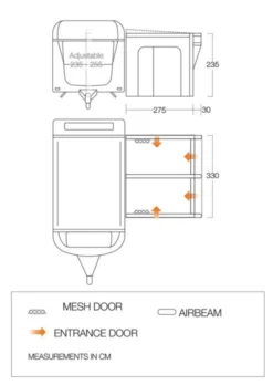 Vango Airbeam Vango Riviera Air 330 Elements ProShield Caravan Awning (2023) 12 Vango Airbeam Vango Riviera Air 330 Elements ProShield Caravan Awning (2023) -Adventure Gear Shop riviera 330 floorplan