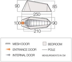 Vango Soul 100 Tent -Adventure Gear Shop soul100 2