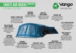 Vango Airbeam Vango Tahiti 850XL Air Tent (2023) 17 Vango Airbeam Vango Tahiti 850XL Air Tent (2023) -Adventure Gear Shop tahiti air 850xl package