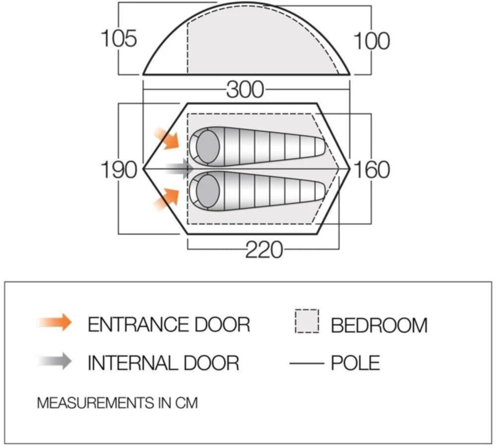 Vango Blade 200 Tent (2022) 3 Vango Blade 200 Tent (2022) - Image 3